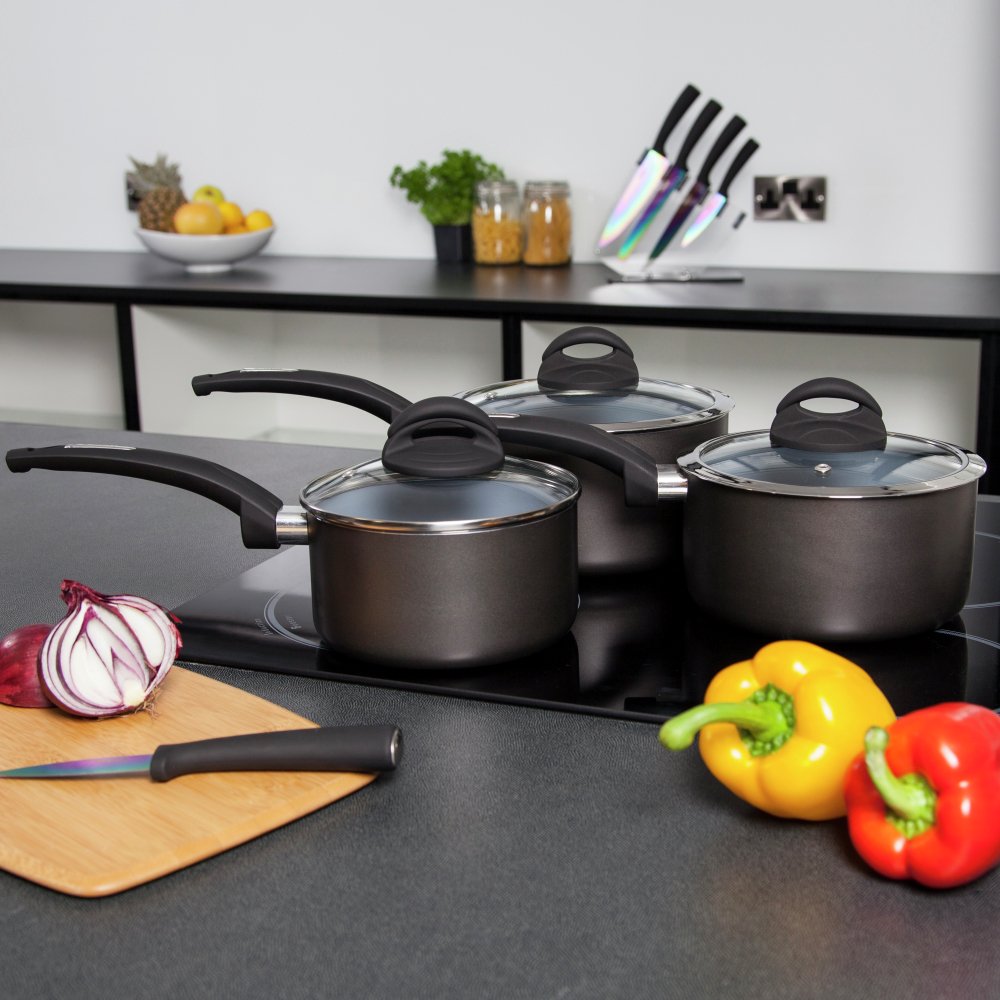 Tower Cerasure 3 Piece Saucepan Set Review