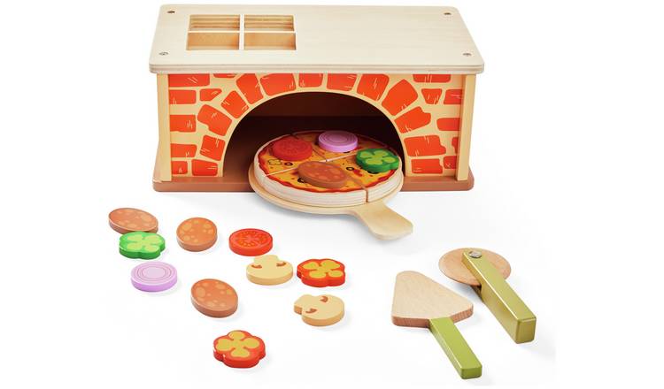 Chad Valley Wooden Pizza Counter