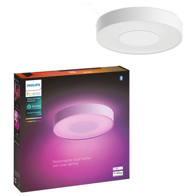 Philips Hue Xamento Medium Ceiling Light - White 0