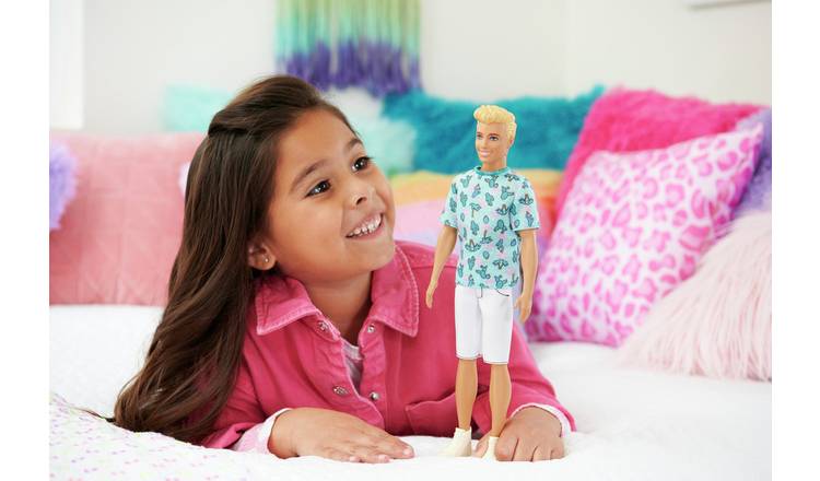 Buy Barbie Ken Fashionistas Doll, Blonde with Cactus Tee 32cm