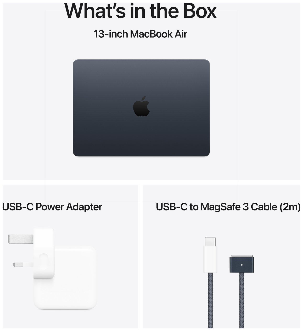 Buy Apple MacBook Air 2025 13.6in M4 16GB 256GB - Midnight