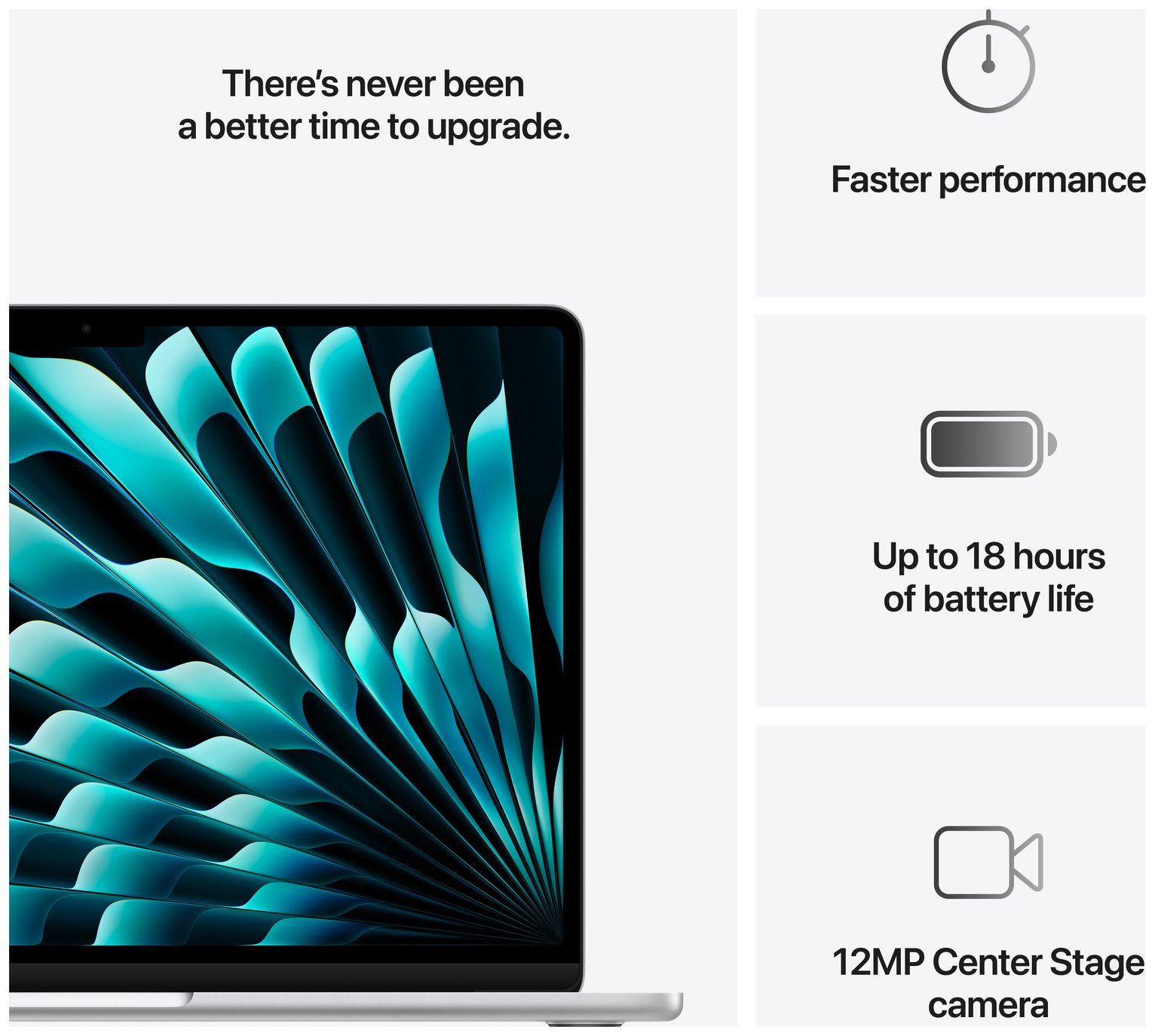 Buy Apple MacBook Air 2025 13.6in M4 16GB 512GB - Silver | Laptops