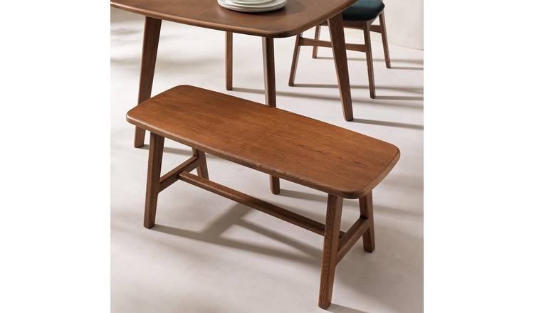 Habitat x Scion Esala Oak & Wood Veneer Dining Bench