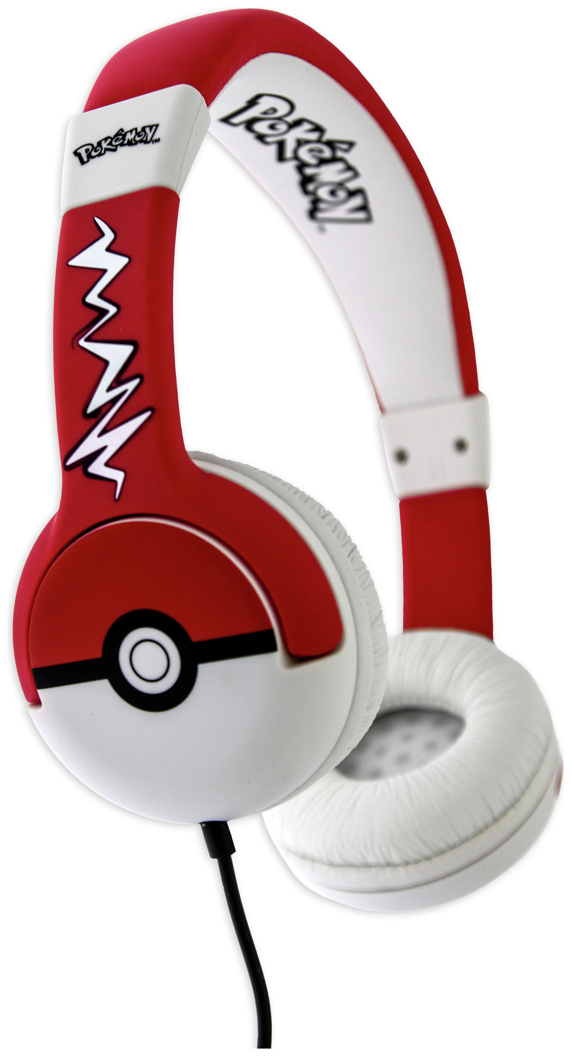 Pokemon Pokeball Kids On-Ear Headphones - Black / Red