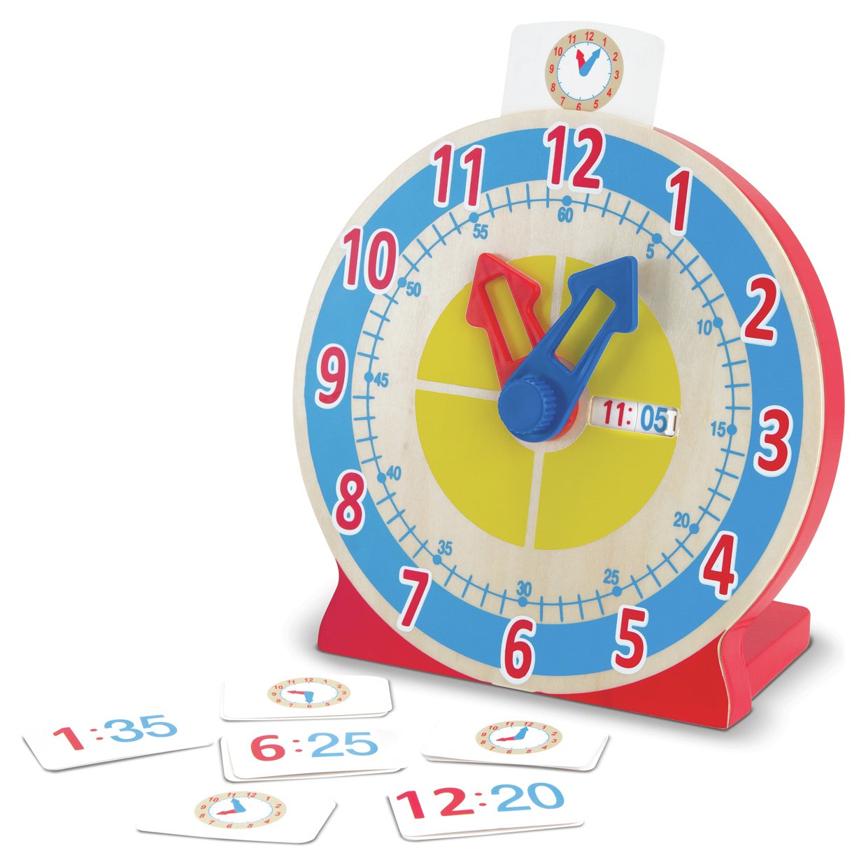 Melissa & doug Wooden Turn & Tell Clock