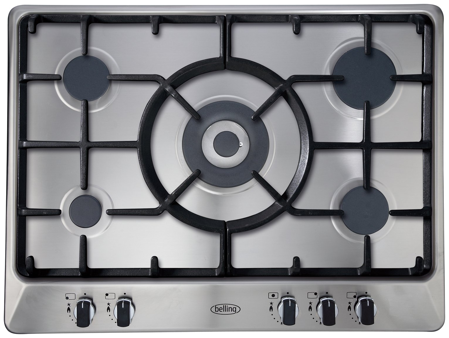 Belling GHU70GC Gas Hob - Stainless Steel