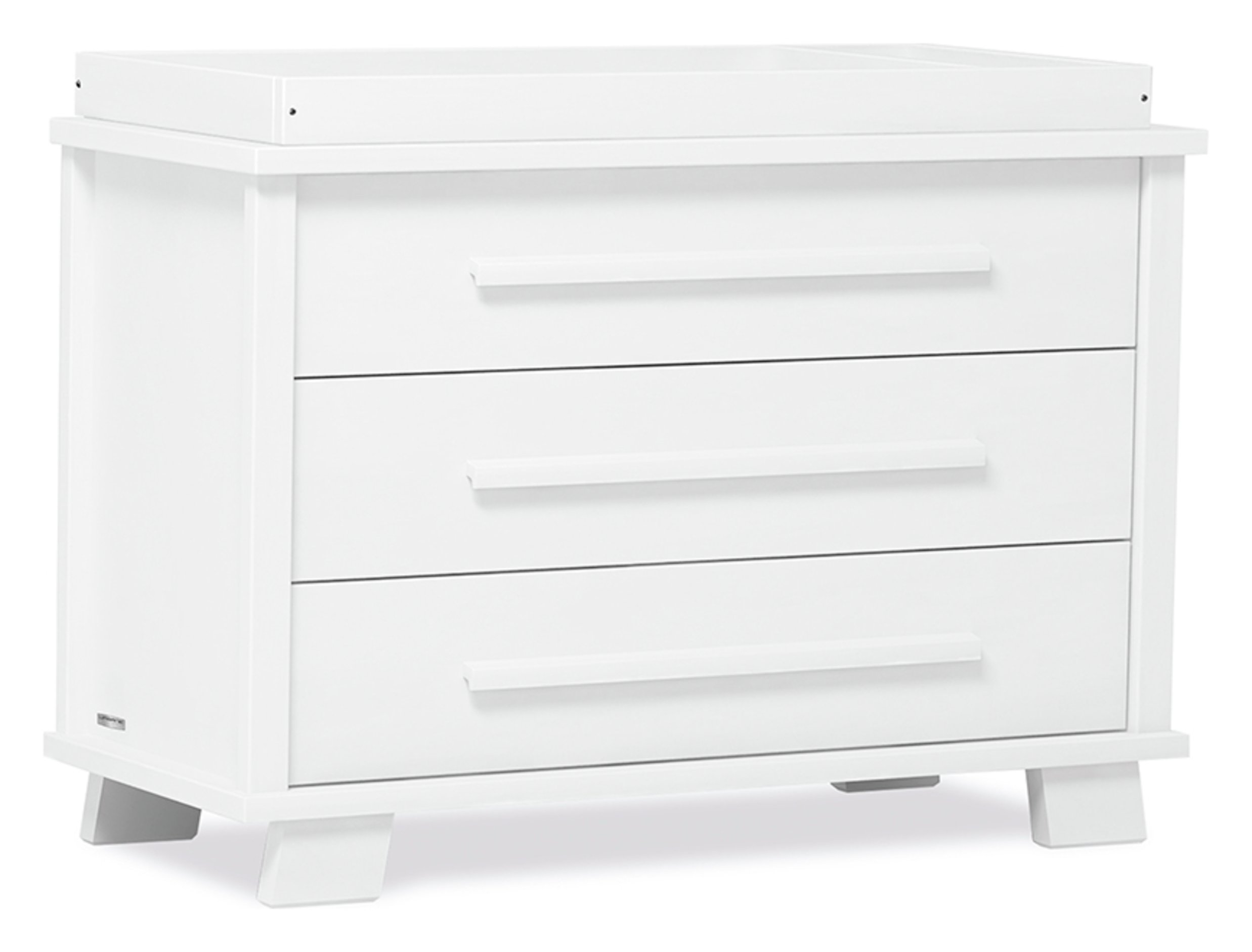 Lucia 3 Drawer Chest - White