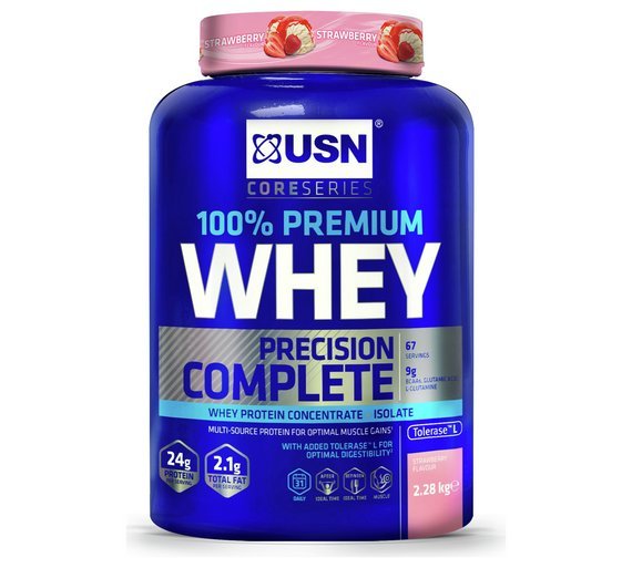 USN 100% Whey Protein Shake Strawberry 2.28kg