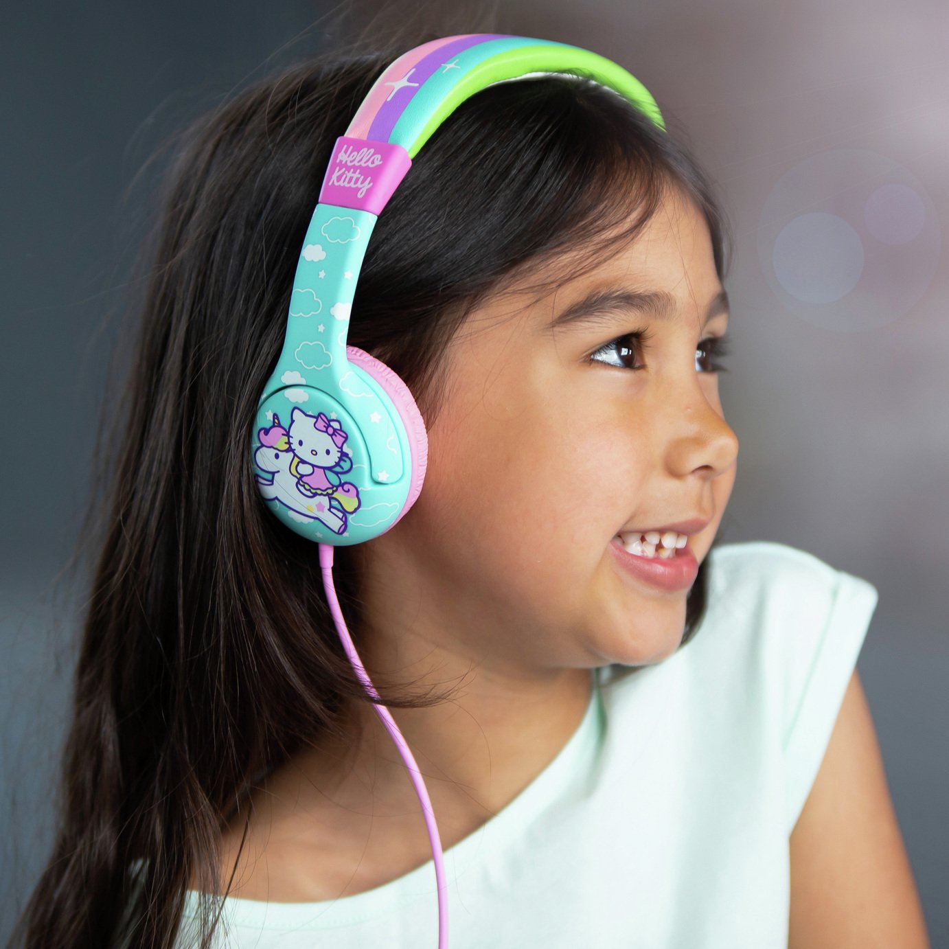 Hello Kitty Folding Over-Ear Headphones for Kids Boys Girls Children Teens Adult