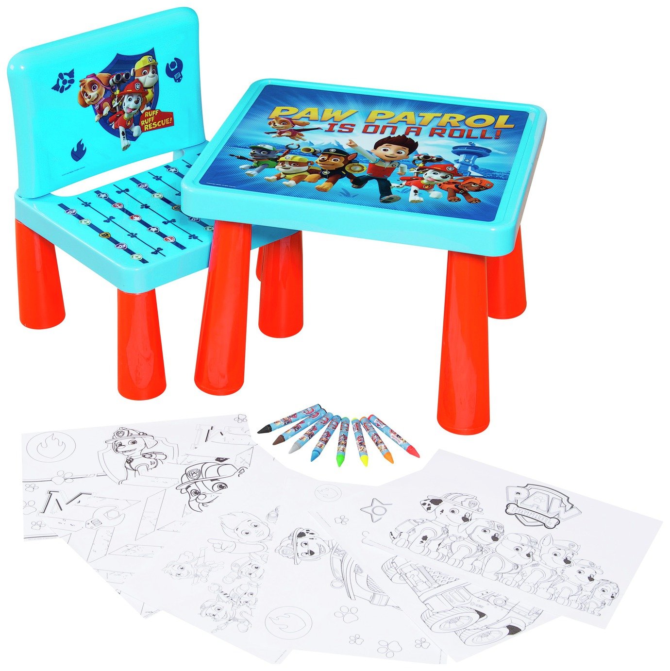 PAW Patrol Sit and Colour Bundle Set - Blue