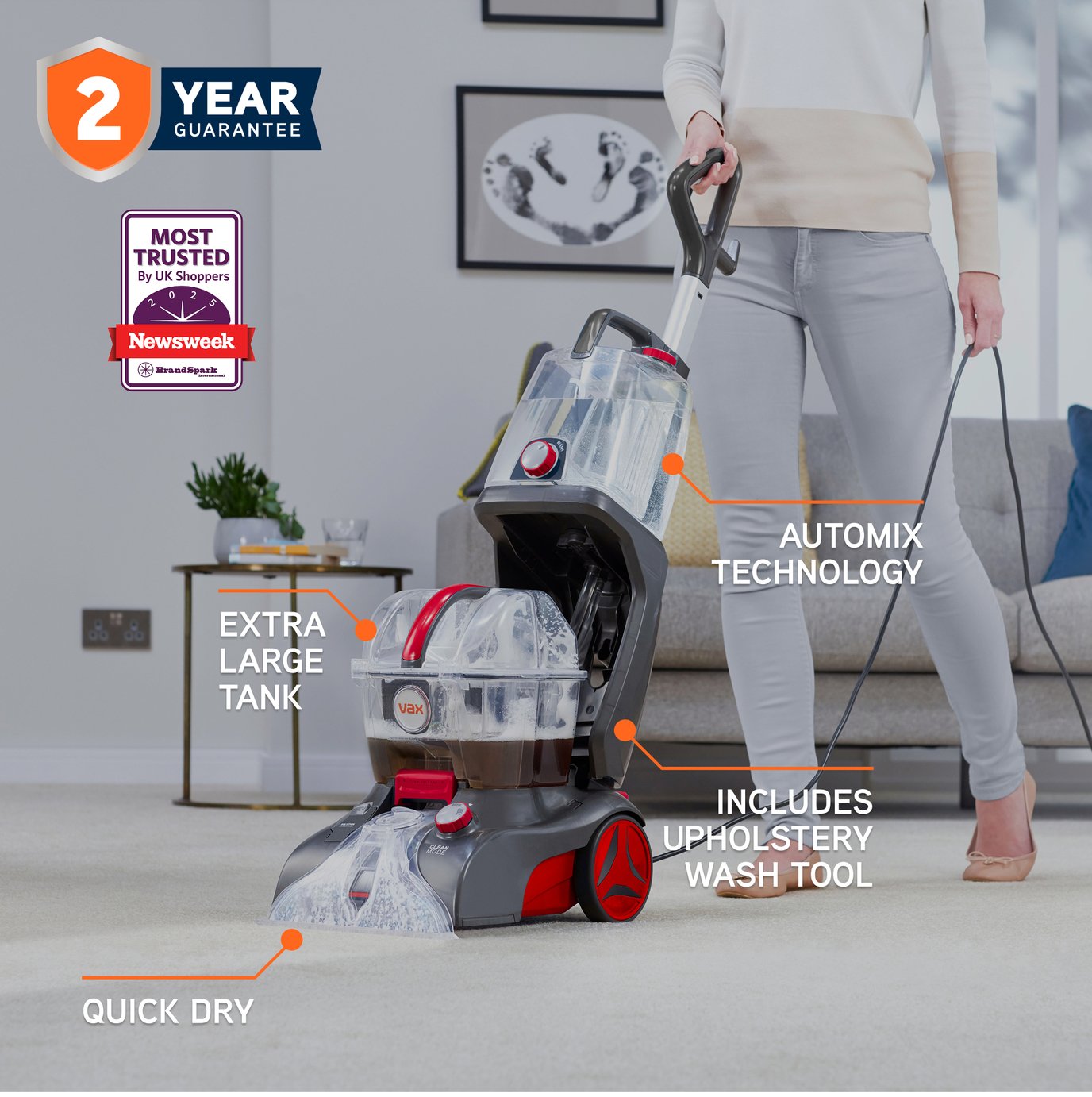 Vax Rapid Power ECGLV1B1 Carpet Cleaner Reviews Updated July 2024