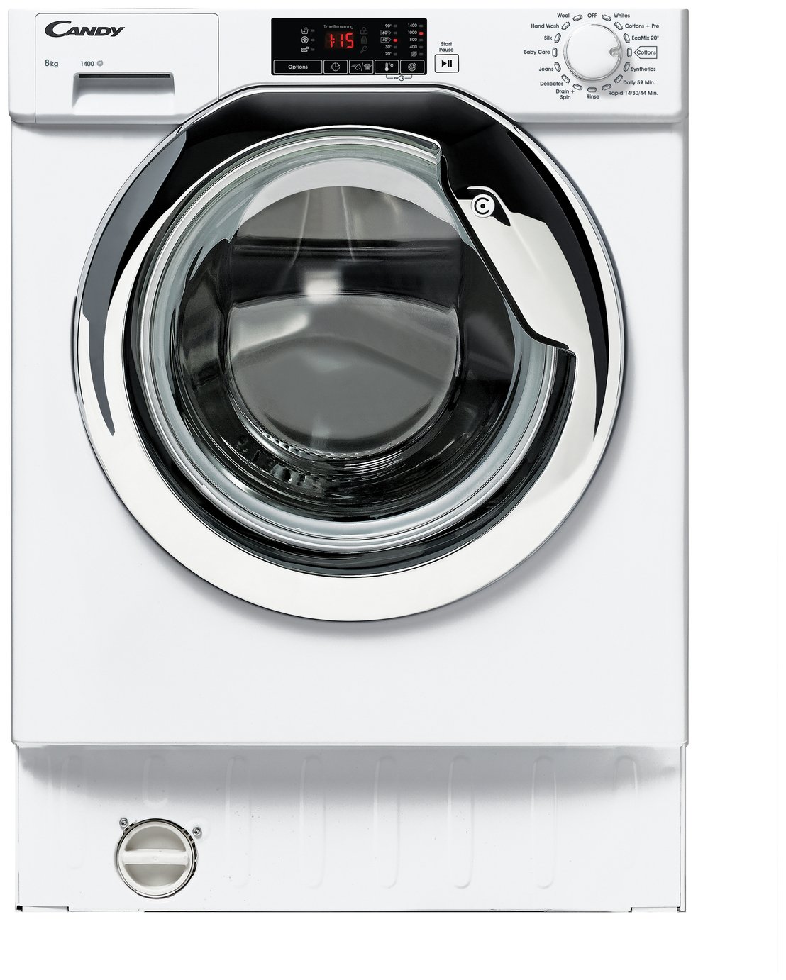 Candy CBWM814DC 8KG 1400 Spin Integrated Washing Machine +Installation review