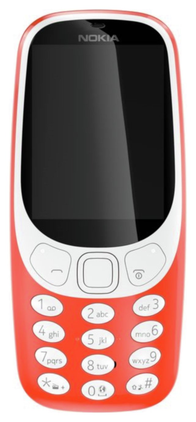 Sim Free Nokia 3310 Mobile Phone - Red