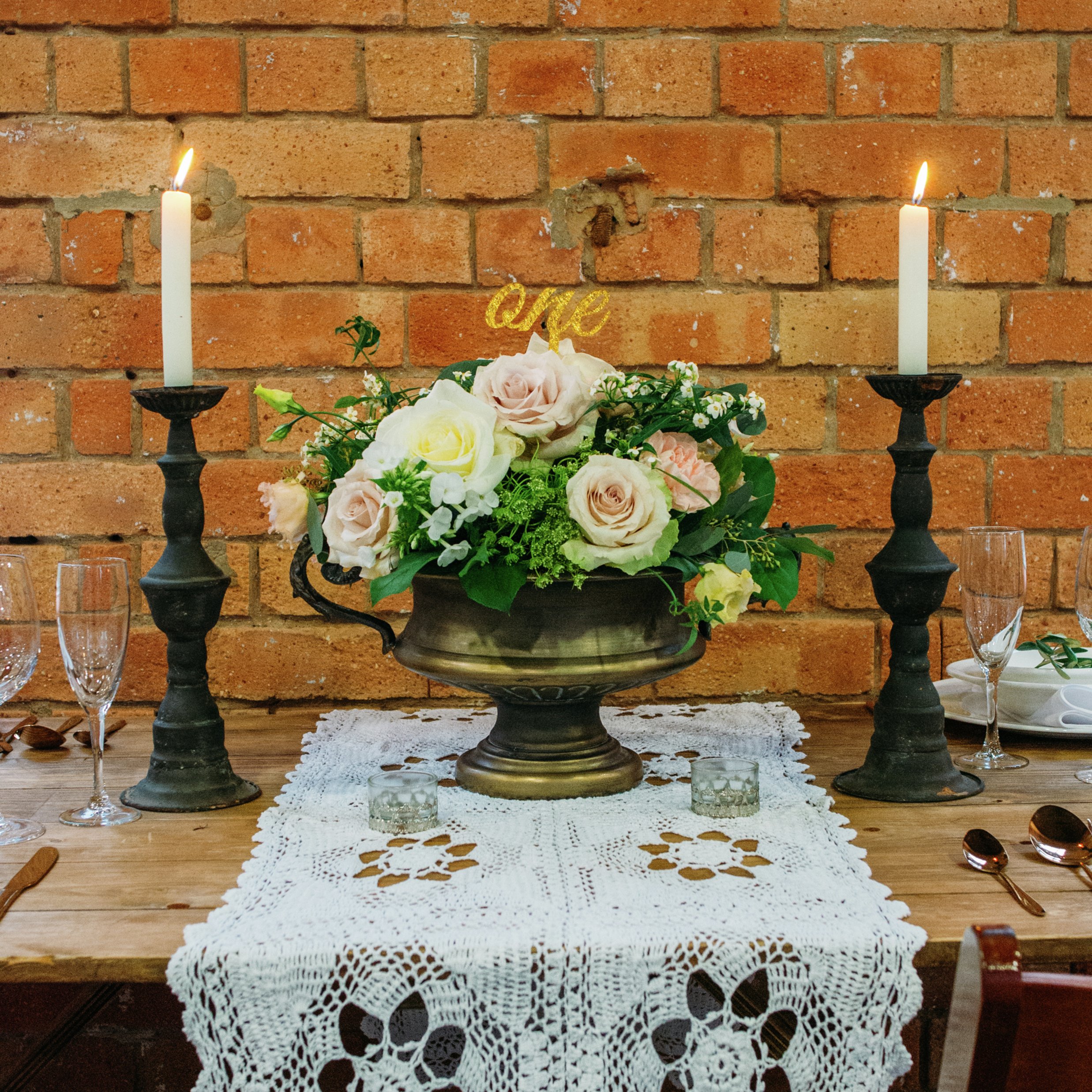 Botanical Luxury Wedding Table Centerpiece Set