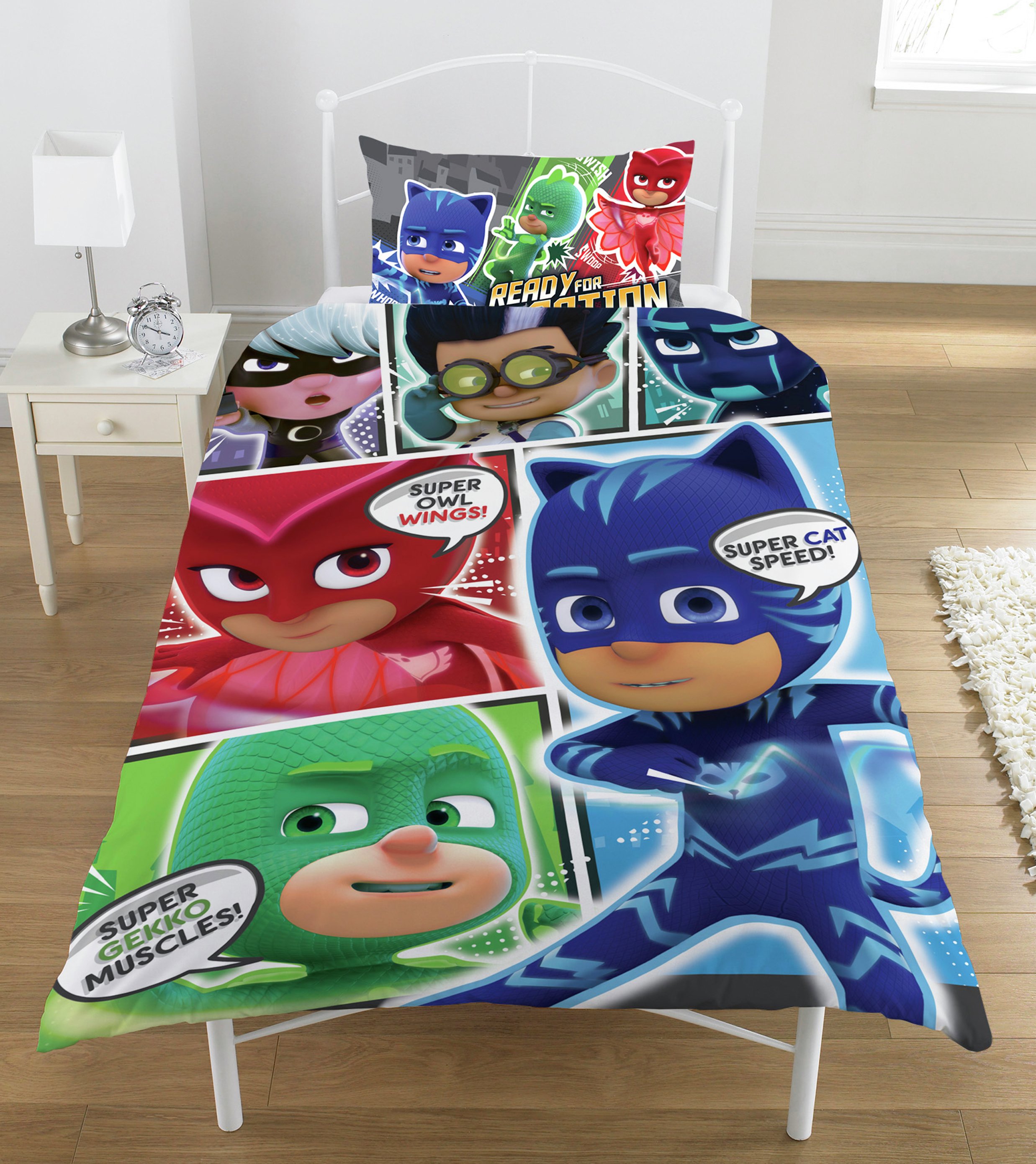 PJ Masks Comic Bedding Set - Single