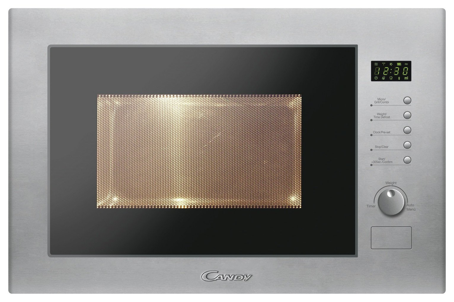 Candy MIC25GDFX 900W Microwave - Stainless Steel
