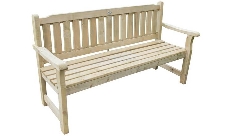 Alfon wood deals garden bench