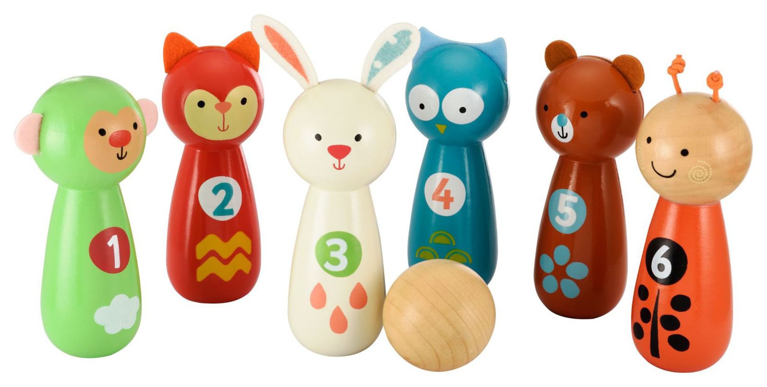 ELC Wooden Animal Skittles. review