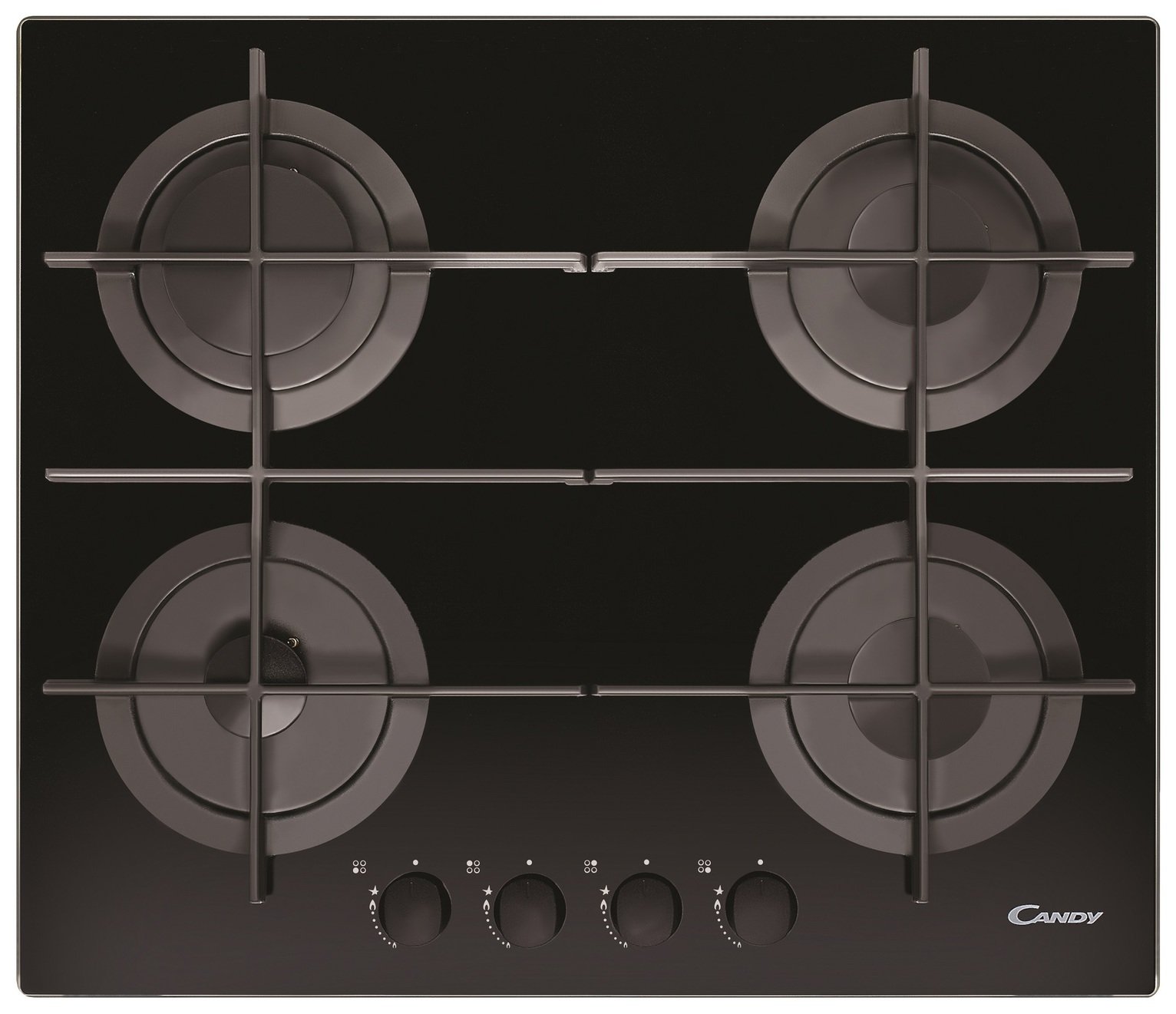 Candy CVG64STGN Gas Hob - Black