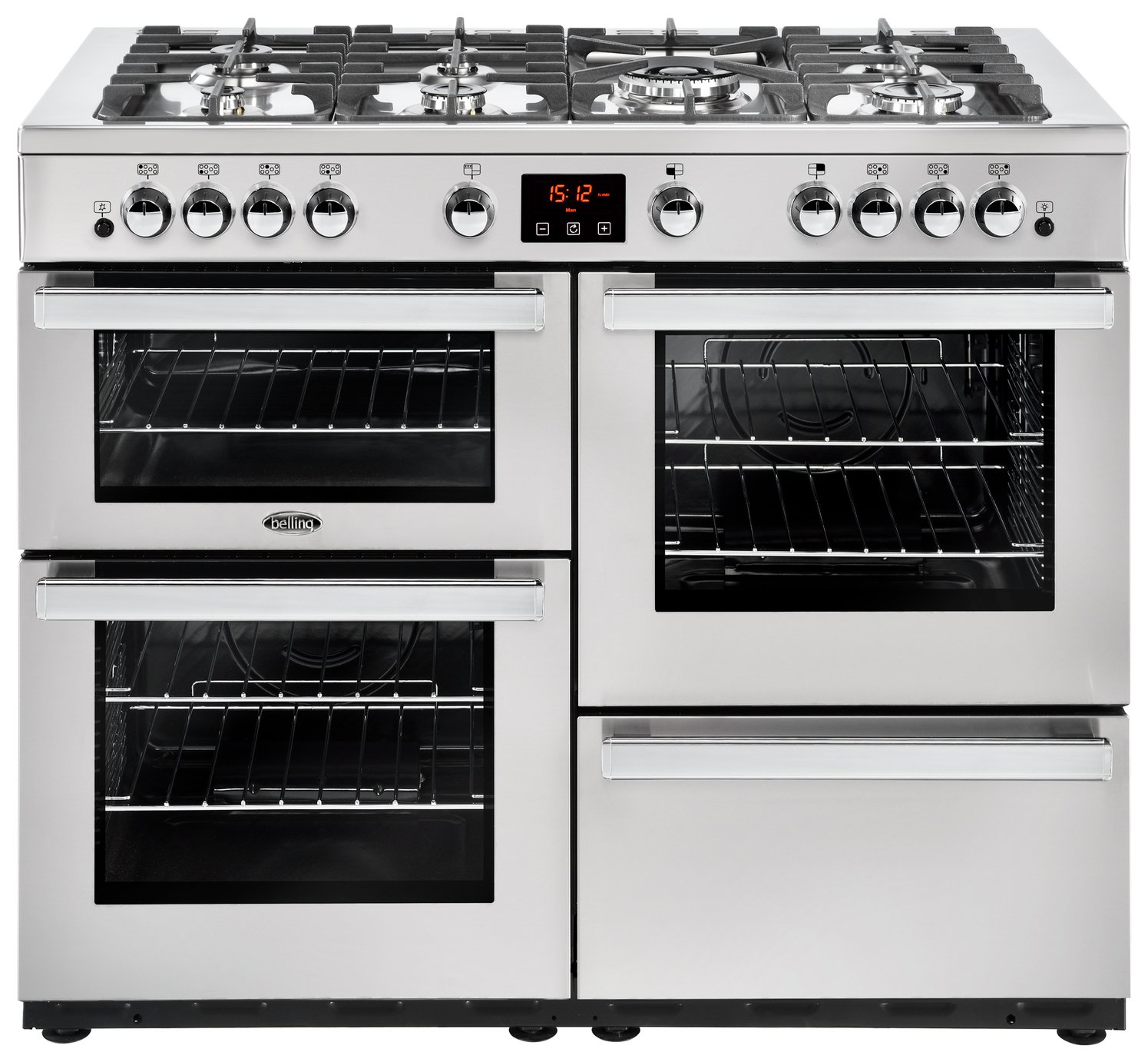 Belling Cookcentre 110G 110cm Gas Range Cooker - S/ Steel