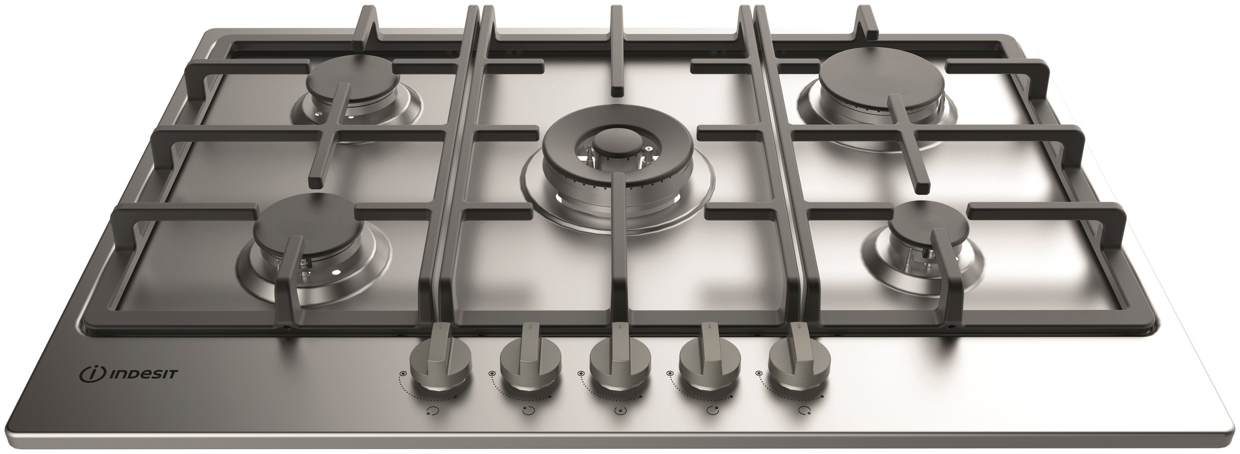 Indesit THP751WIXI Gas Hob - Stainless Steel