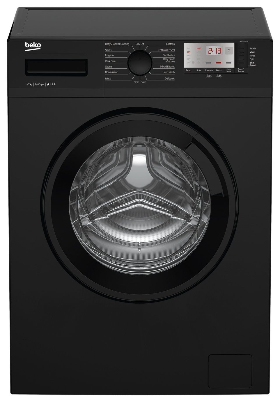 Beko WTG741M1B 7KG 1400 Spin Washing Machine review