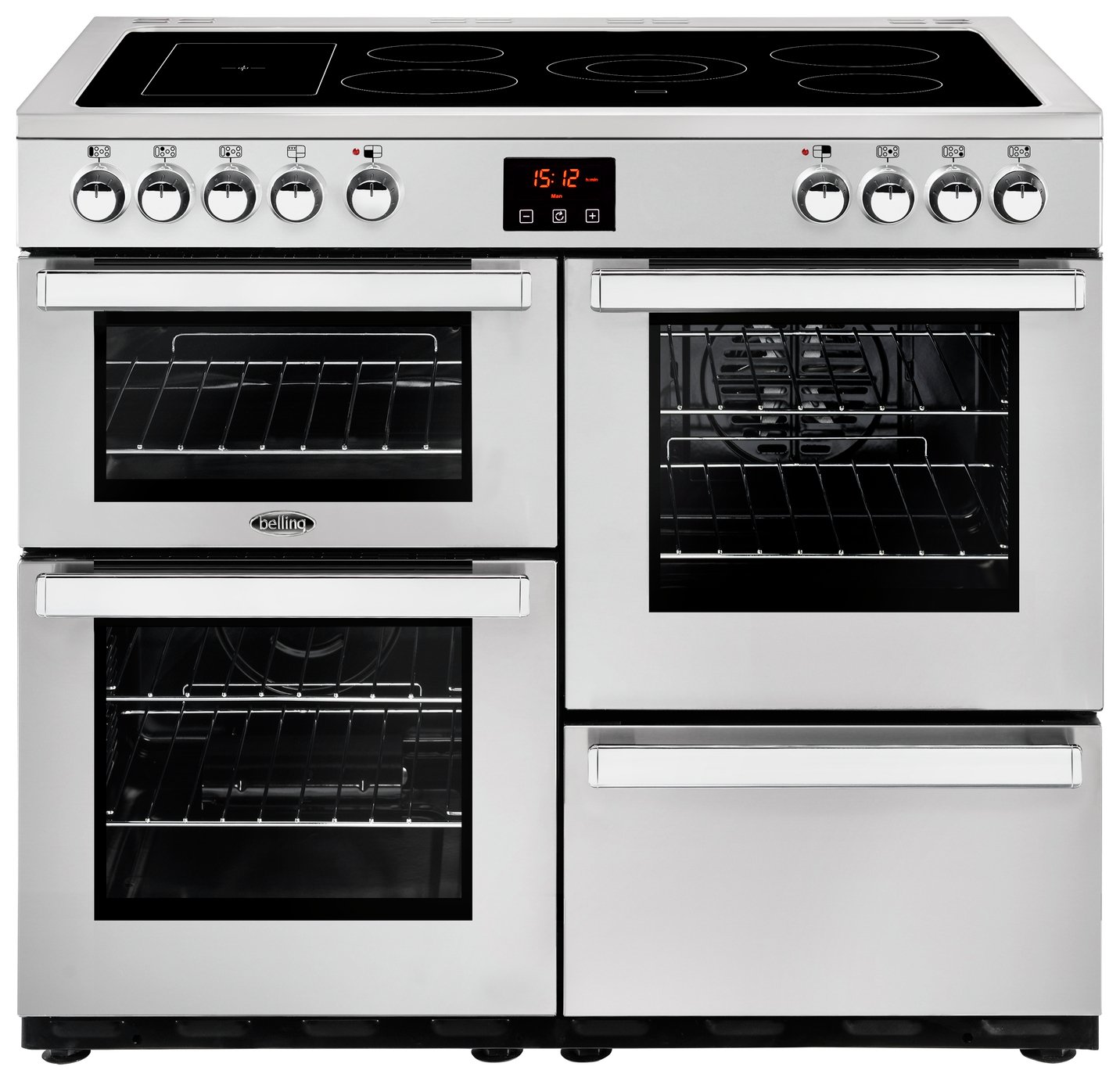 Belling Cookcentre 100E 100cm Range Cooker - S/ Steel