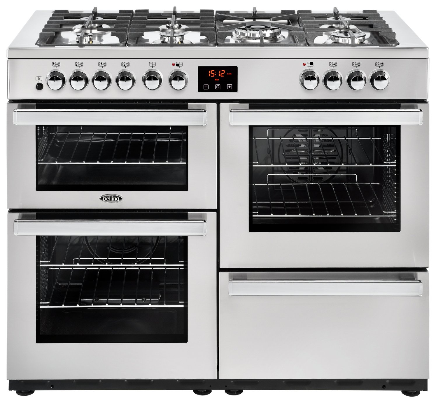 Belling Cookcentre 110DFT 110cm Range Cooker - S/ Steel