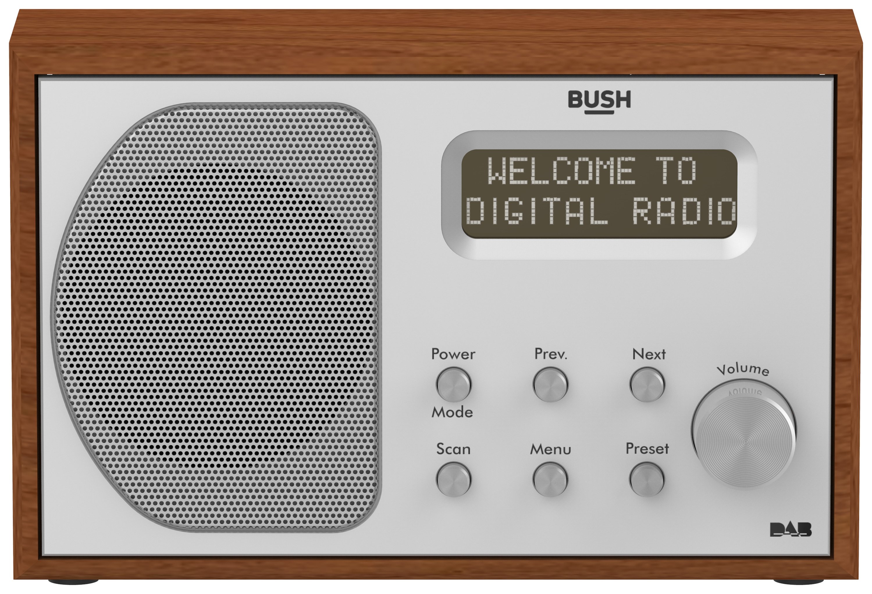 Bush Wooden DAB Radio