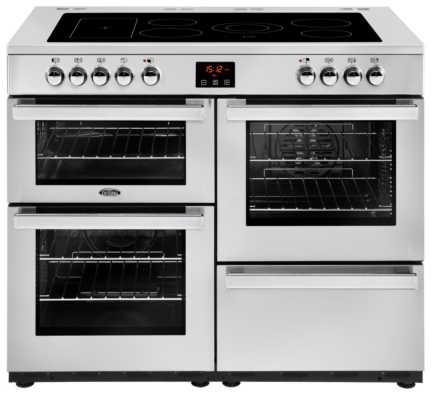 Belling Cookcentre 110E 110cm Pro Electric Range Cooker - SS