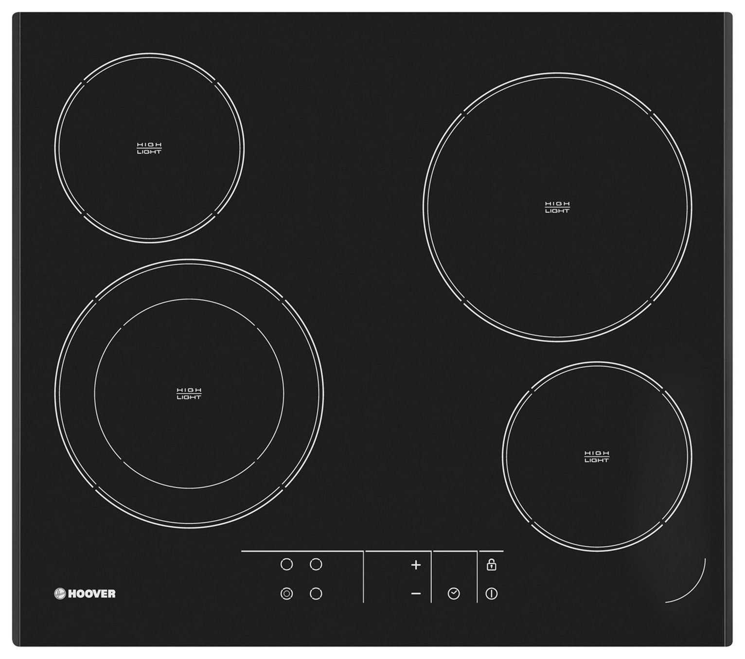 Hoover HVE642 Ceramic Hob - Black