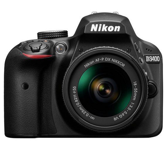 Nikon D3400 DSLR Camera with 18-55mm VR Lens