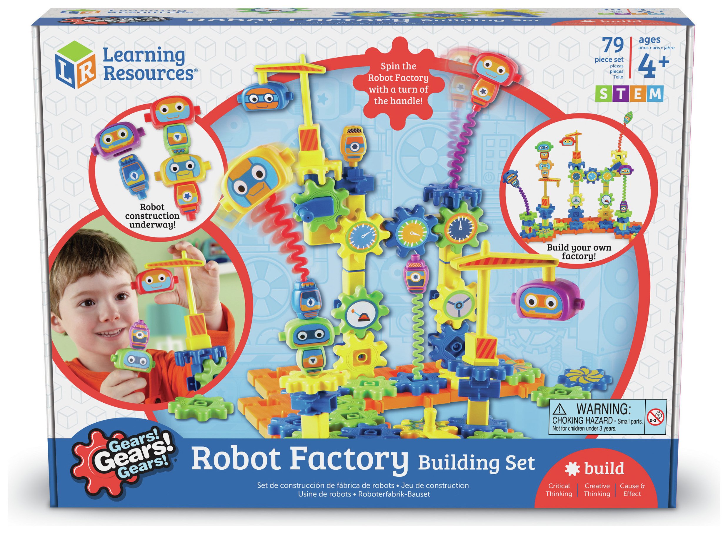 Learning Resources Gears! Gears! Gears! Robot Factory Set. Reviews