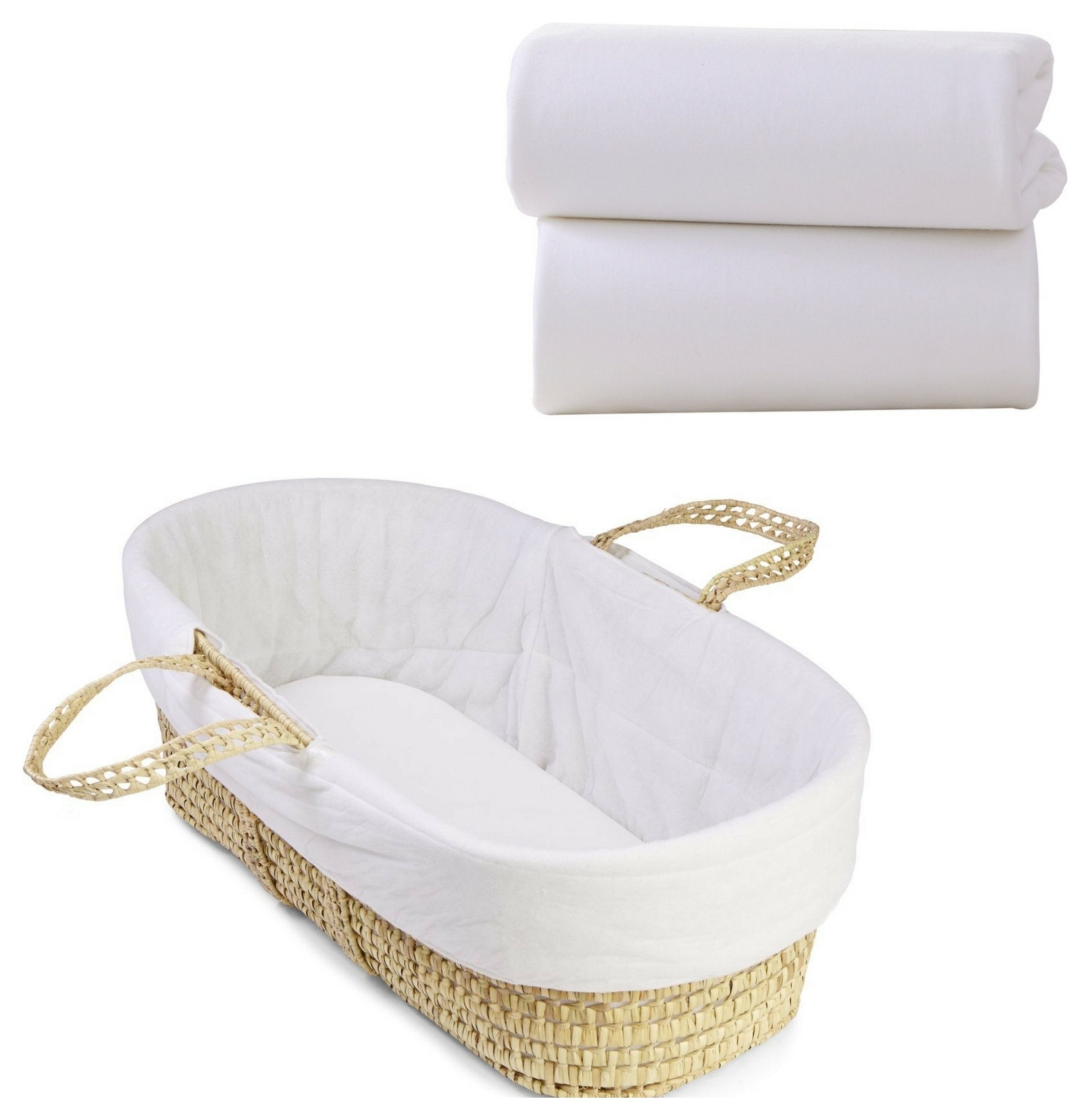 Clair De Lune White Moses Sheets & Quilted Liner Reviews