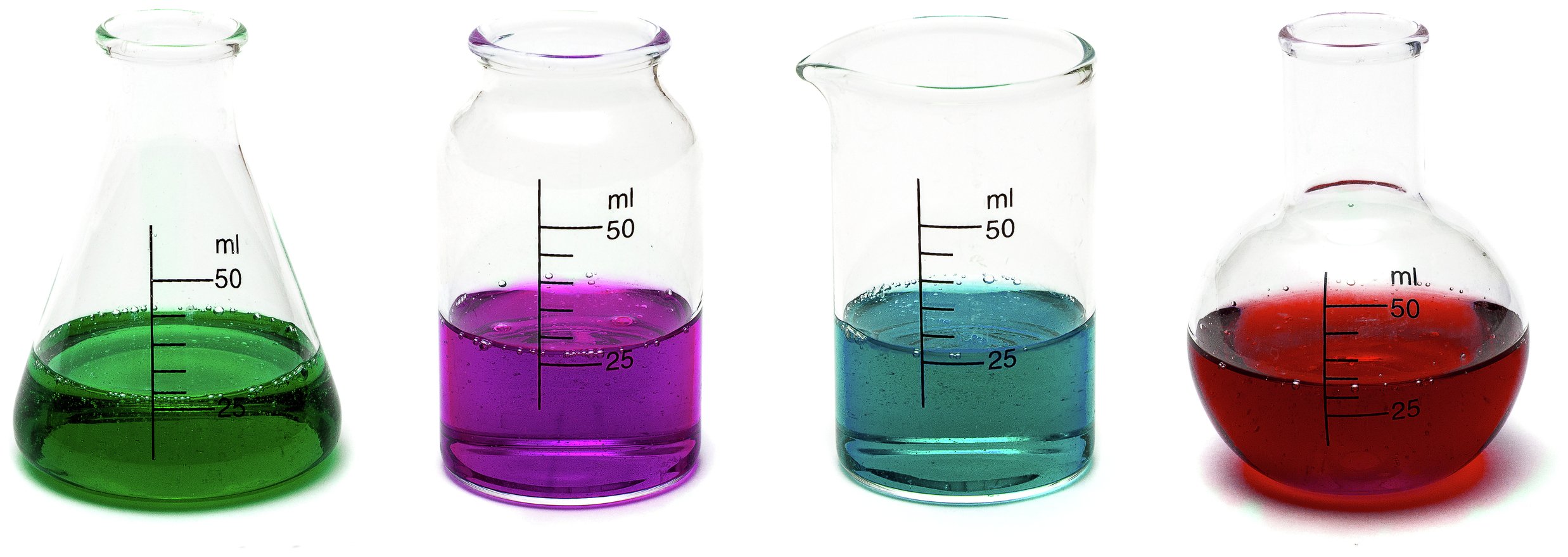 Mixology Pack of 4 Chemical Shot Glasses