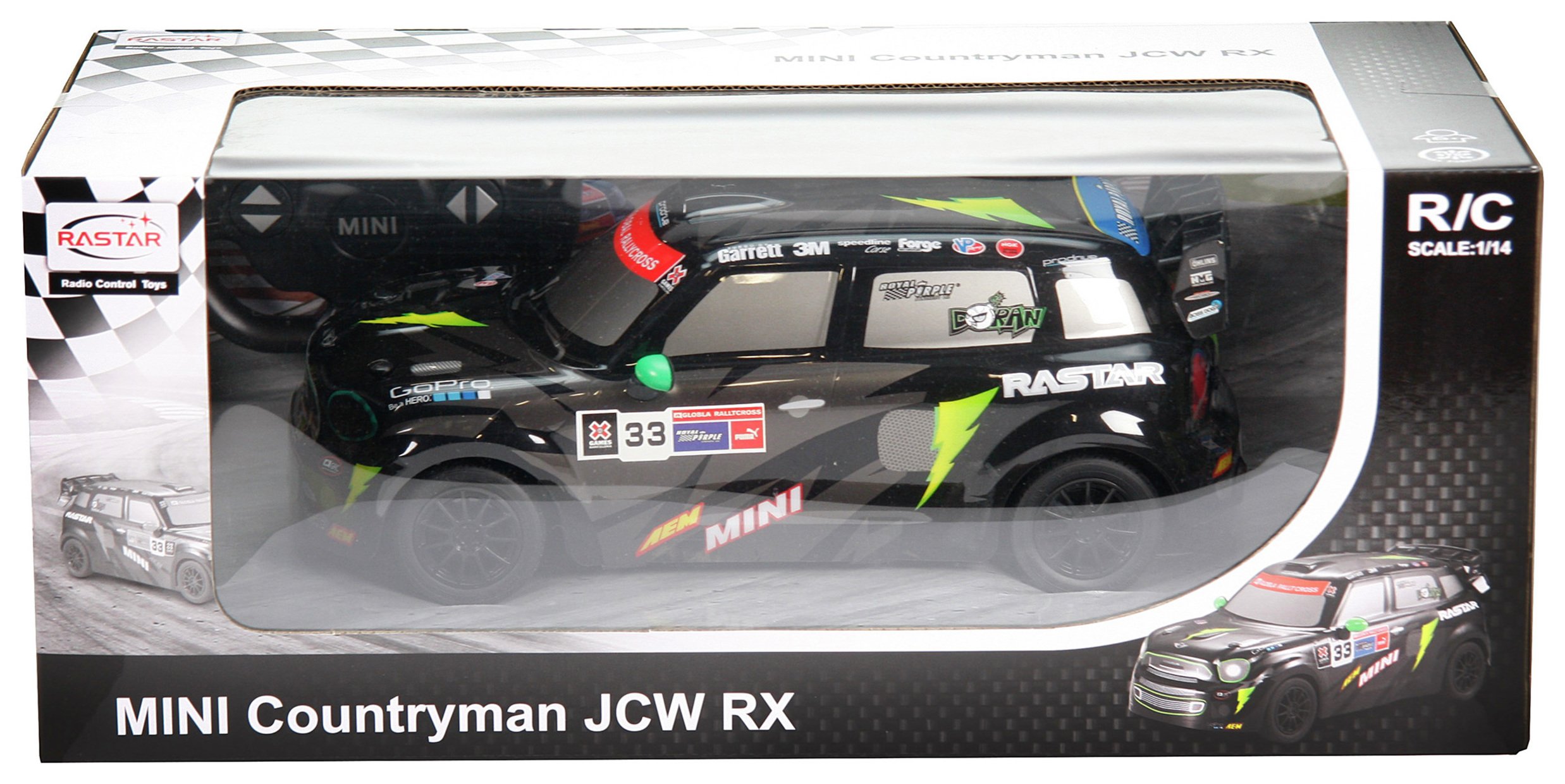 Mini Cooper Countryman JCW Remote Control 1:14 Scale. Mini Cooper Countryman JCW Remote Control 1:14 Scale.