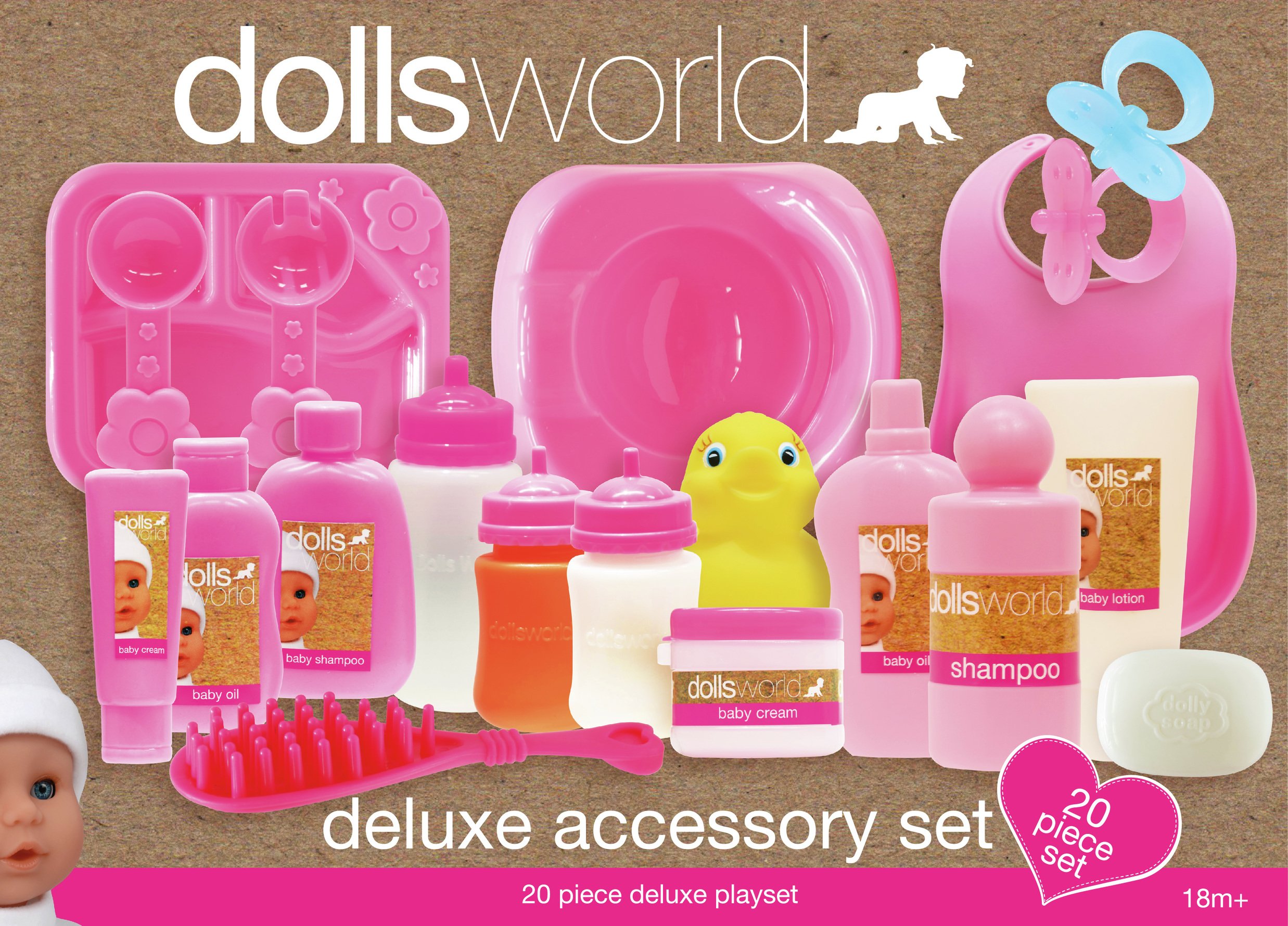 Dollsworld Doll Deluxe Accessory Set