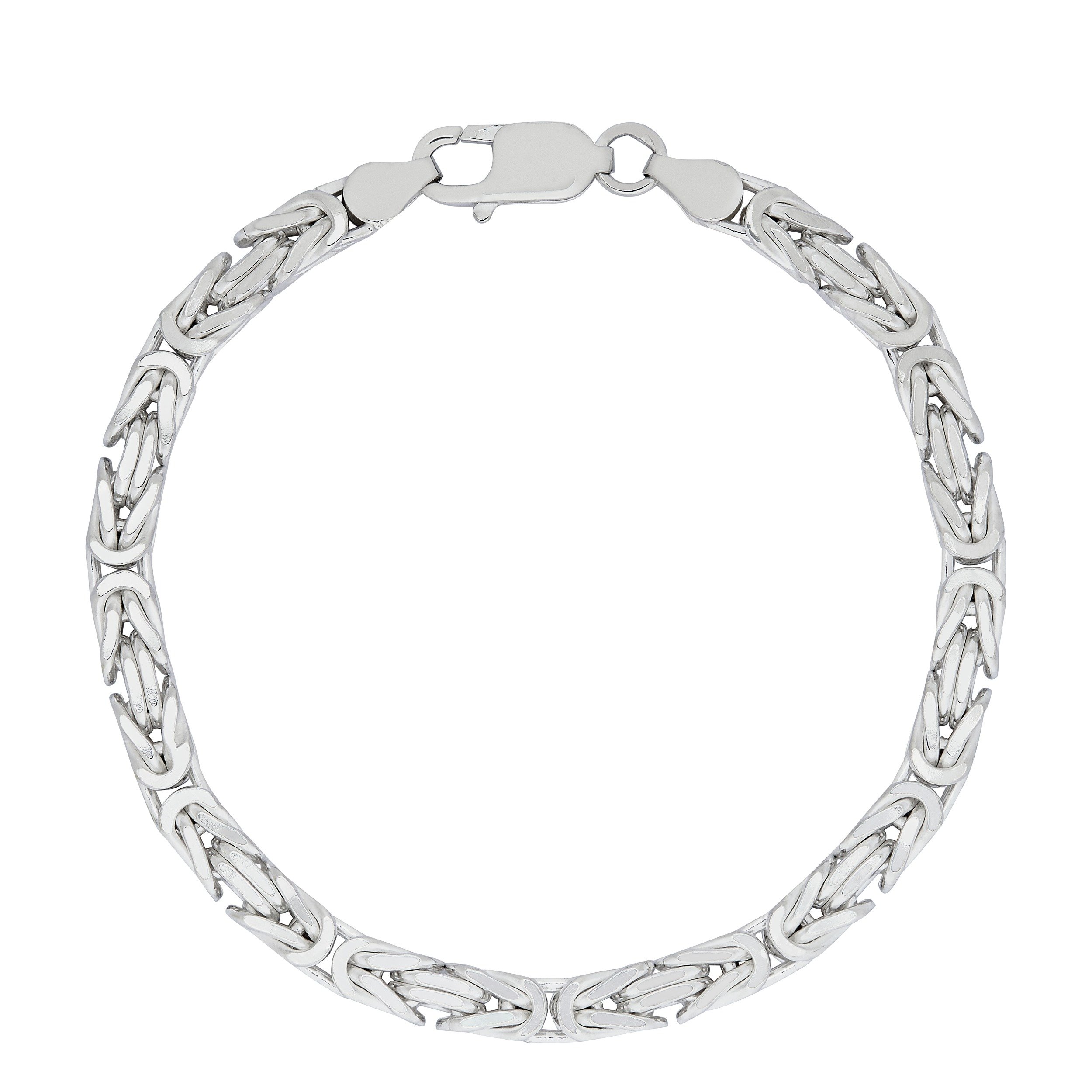 Revere Italian Sterling Silver Square Byzantine Bracelet Review