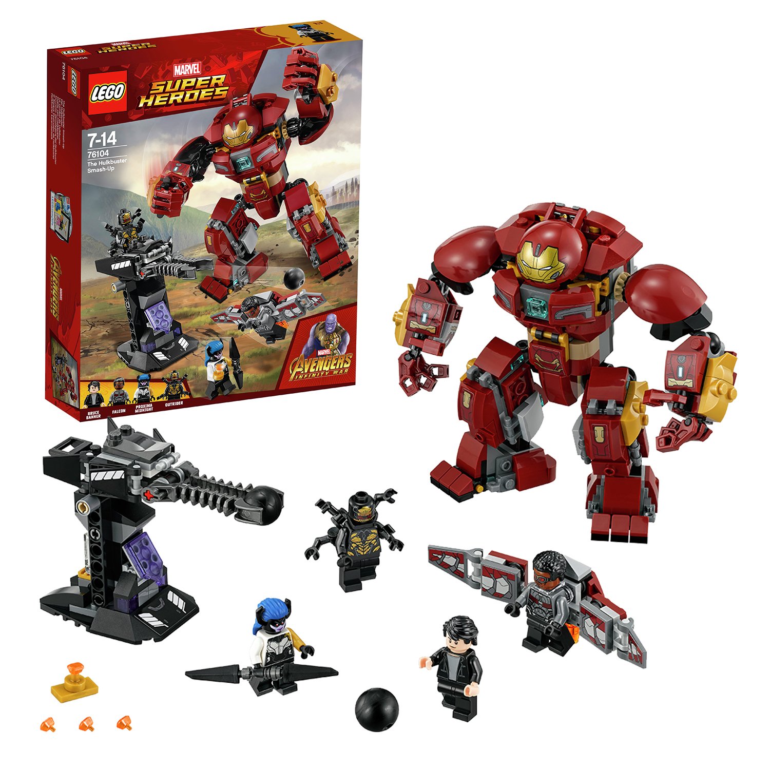 LEGO Marvel Avengers Hulkbuster Smashup Toy - 76104