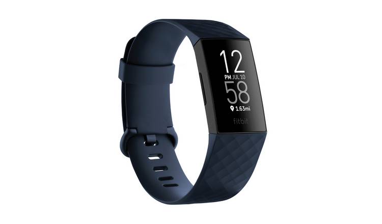 Fitbit Charge 4 Fitness Tracker - Storm Blue