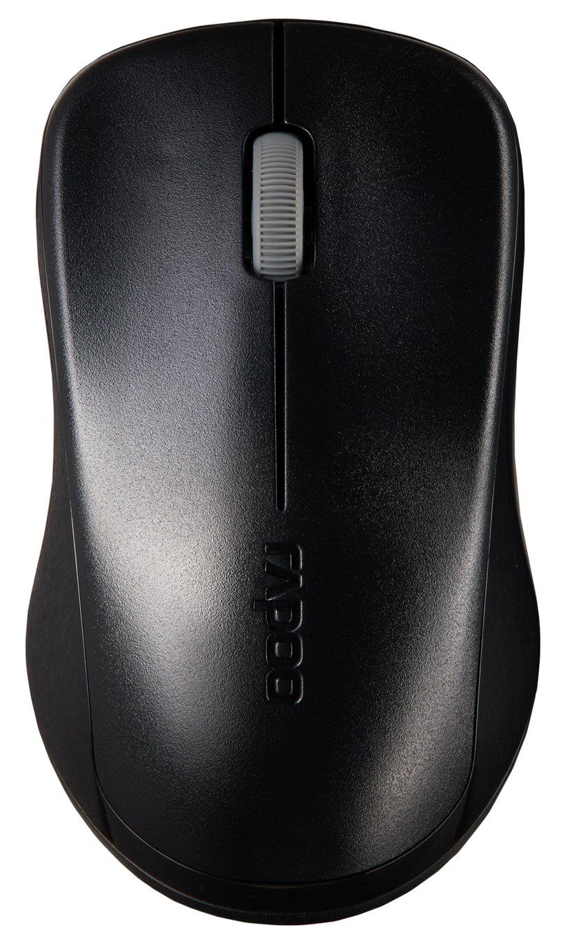 Rapoo 1620 Wireless Optical Mouse - Black 