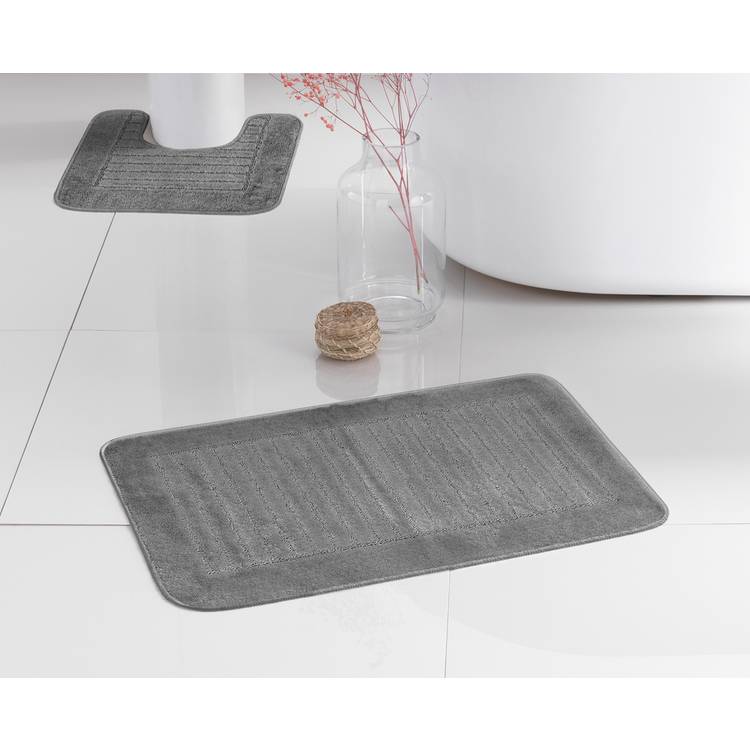 Argos Home Bath and Pedestal Set - Grey 0