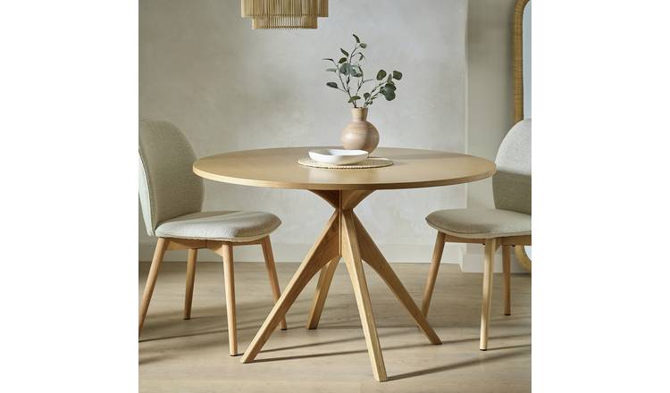 Habitat Austin Wood Veneer 4 Seater Dining Table - Oak