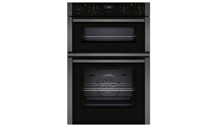 NEFF U1ACE2AG3B Built In Double Electric Oven - Graphite