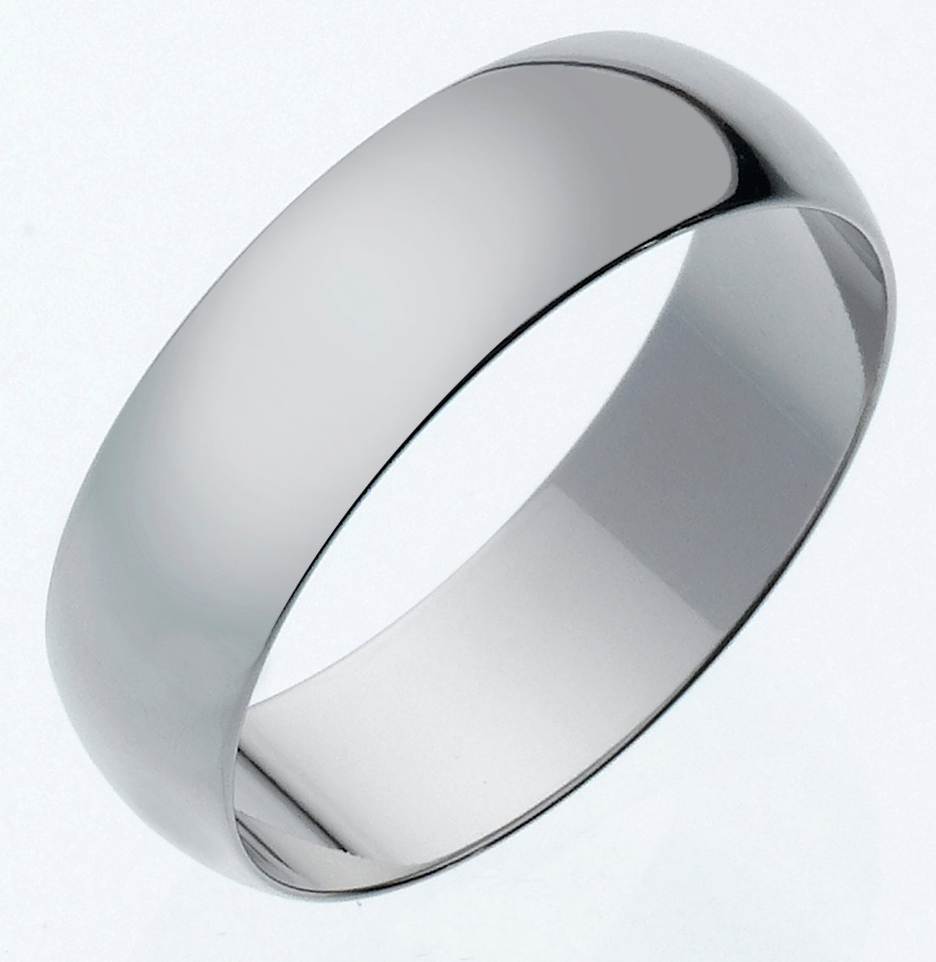 Revere 9ct White Gold Message Wedding Ring - N