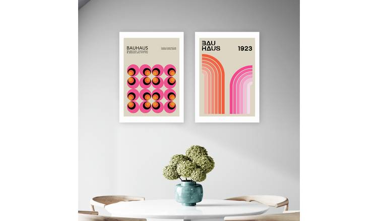 East End Prints Bauhaus Twin Set Art Print - A2