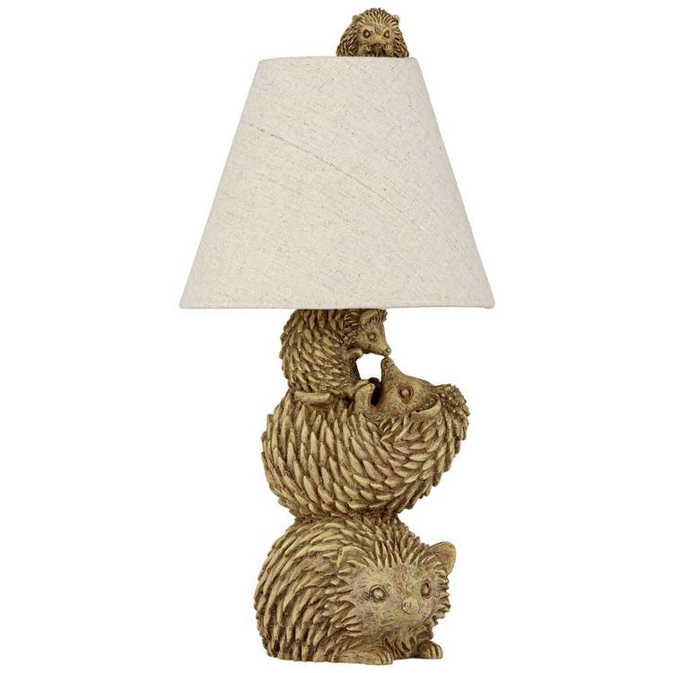Argos Home Forest Dawn Hedgehog Family Table Lamp 0