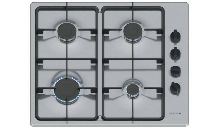 Bosch PBP6B5K60 Gas Hob - Stainless Steel