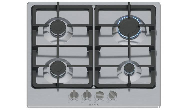 Bosch PGP6B5K90 Gas Hob - Stainless Steel