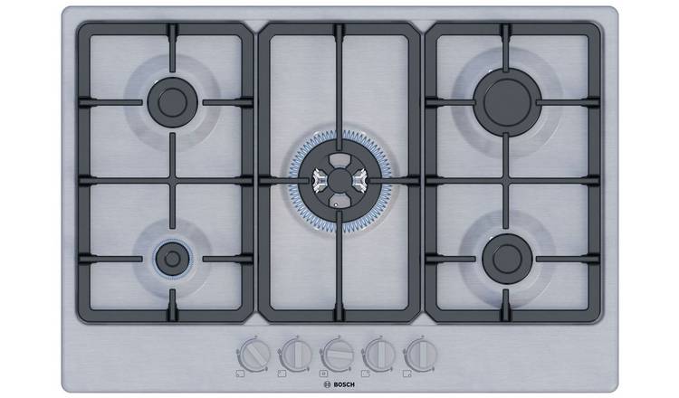 Bosch PGQ7B5K90 Gas Hob - Stainless Steel